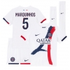 Camiseta Paris Saint-Germain Marquinhos #5 Segunda Equipación Replica 2025-26 para niños mangas cortas (+ Pantalones cortos) Camiseta Paris Saint-Germain Marquinhos #5 Segunda Equipación Replica 2025-26 para niños mangas cortas (+ Pantalones cortos)
